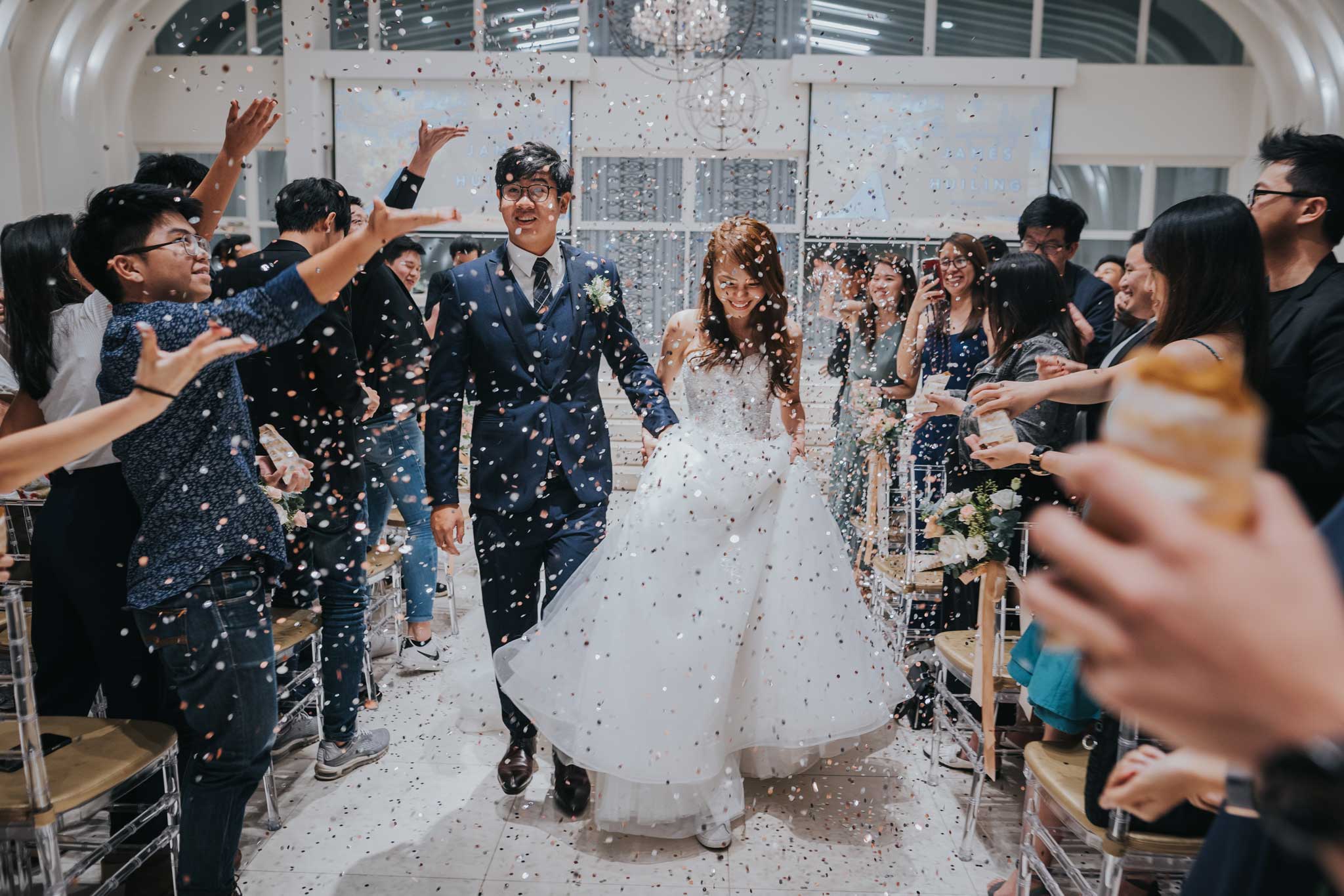 James and Hui Ling at their wedding