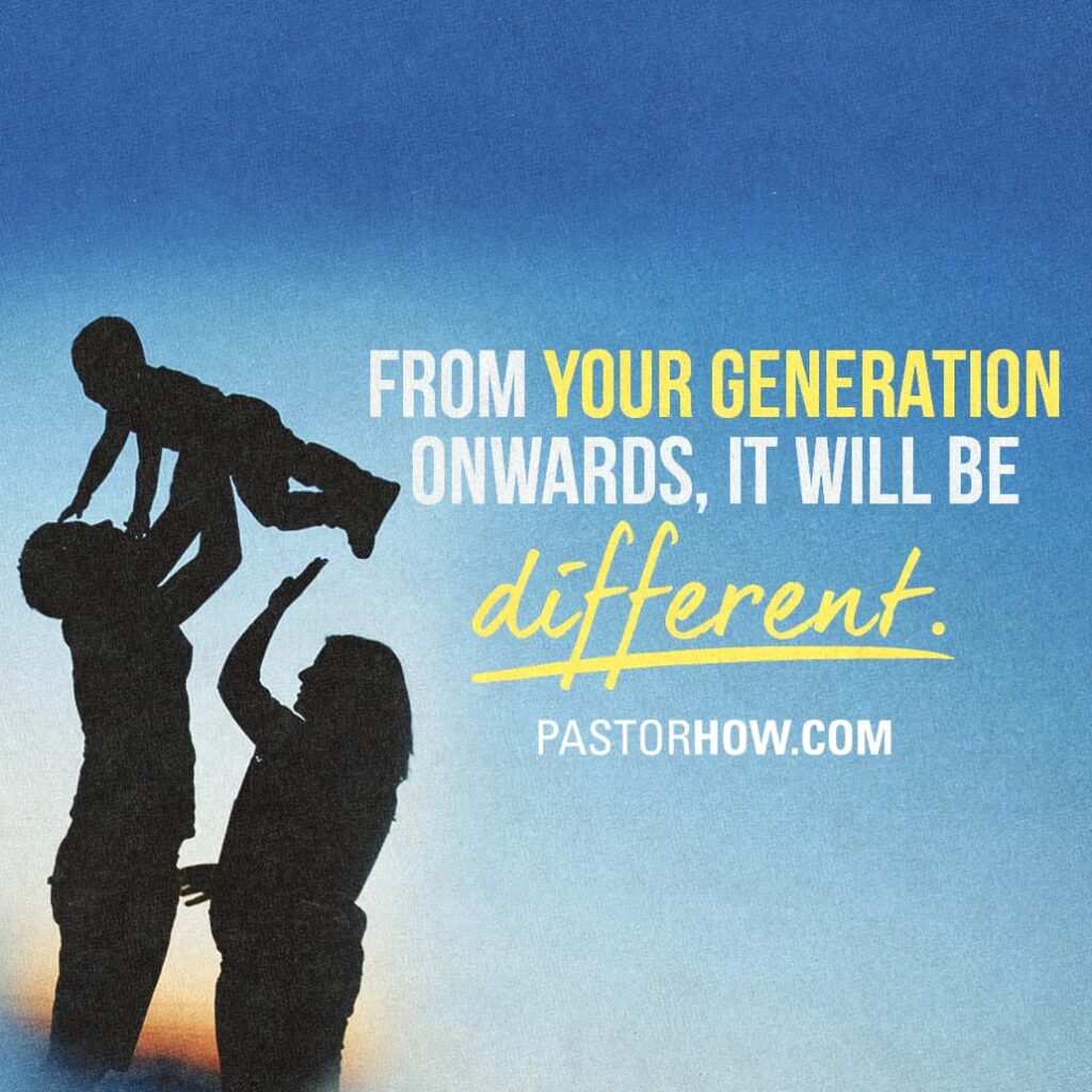 “From your generation onwards, it will be different” The Origin Story